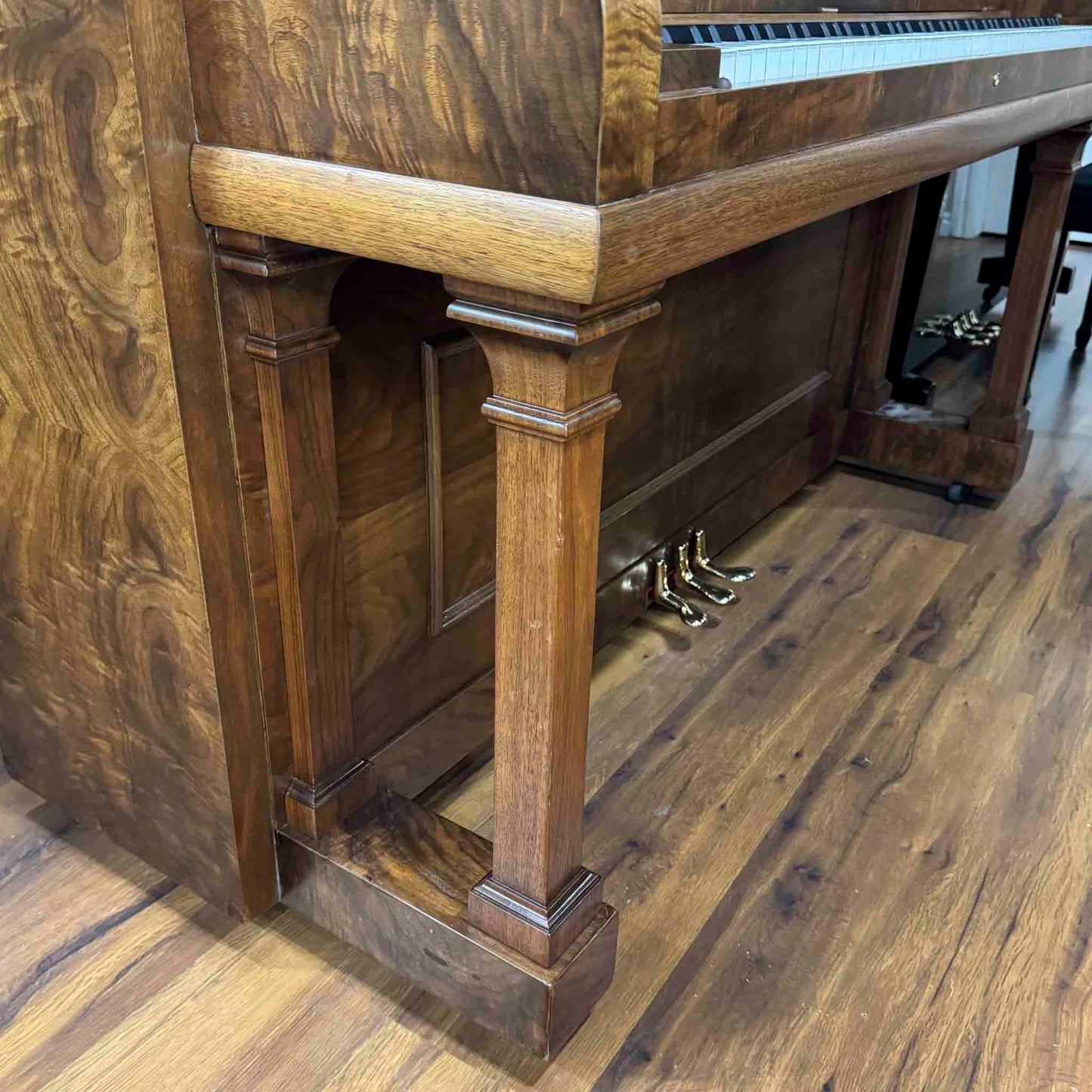 1919 Kreiter 57" Wood Finish Upright Piano