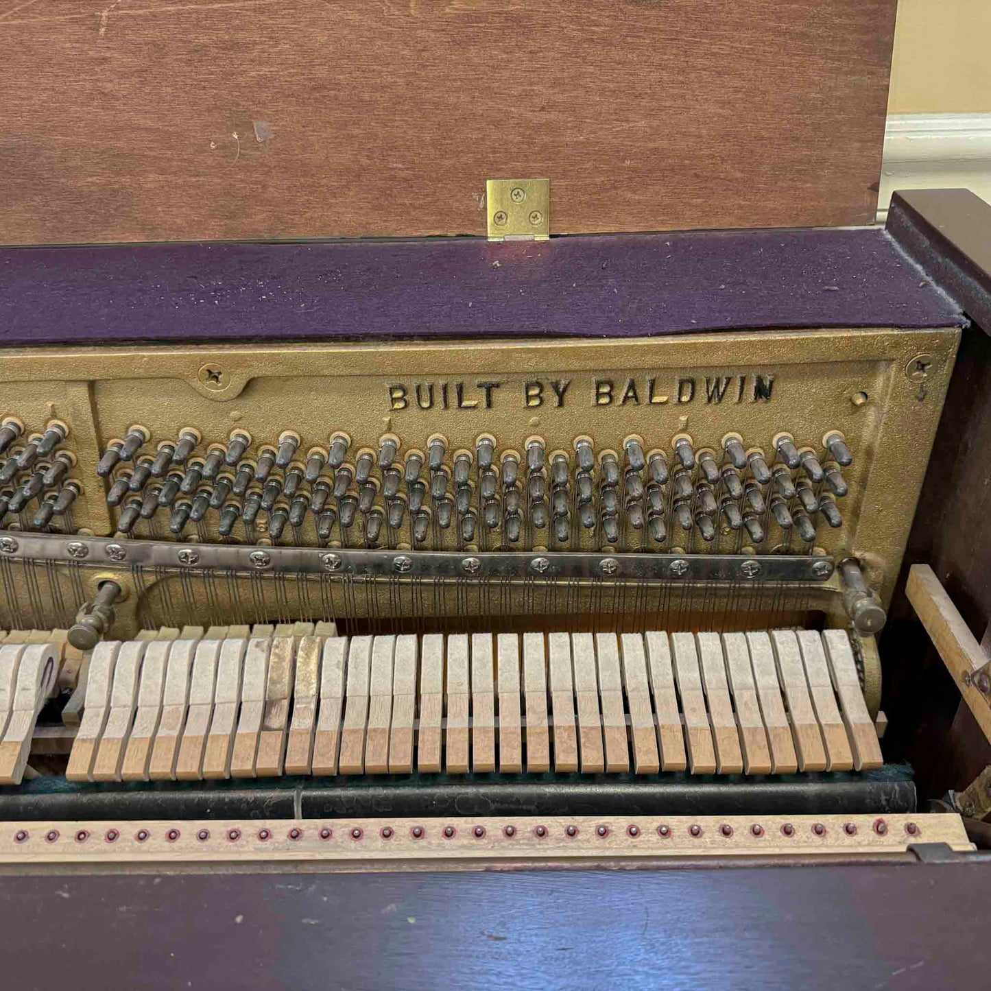 1965 Baldwin Acrosonic 36" Wood Finish Spinet Piano
