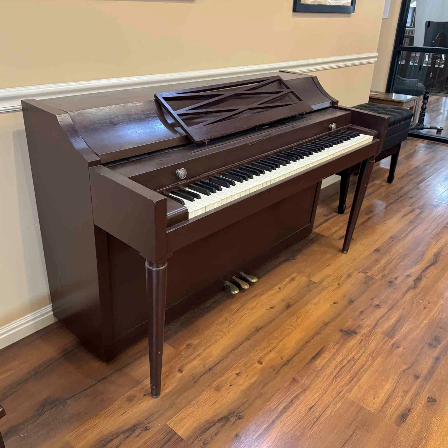 1965 Baldwin Acrosonic 36" Wood Finish Spinet Piano