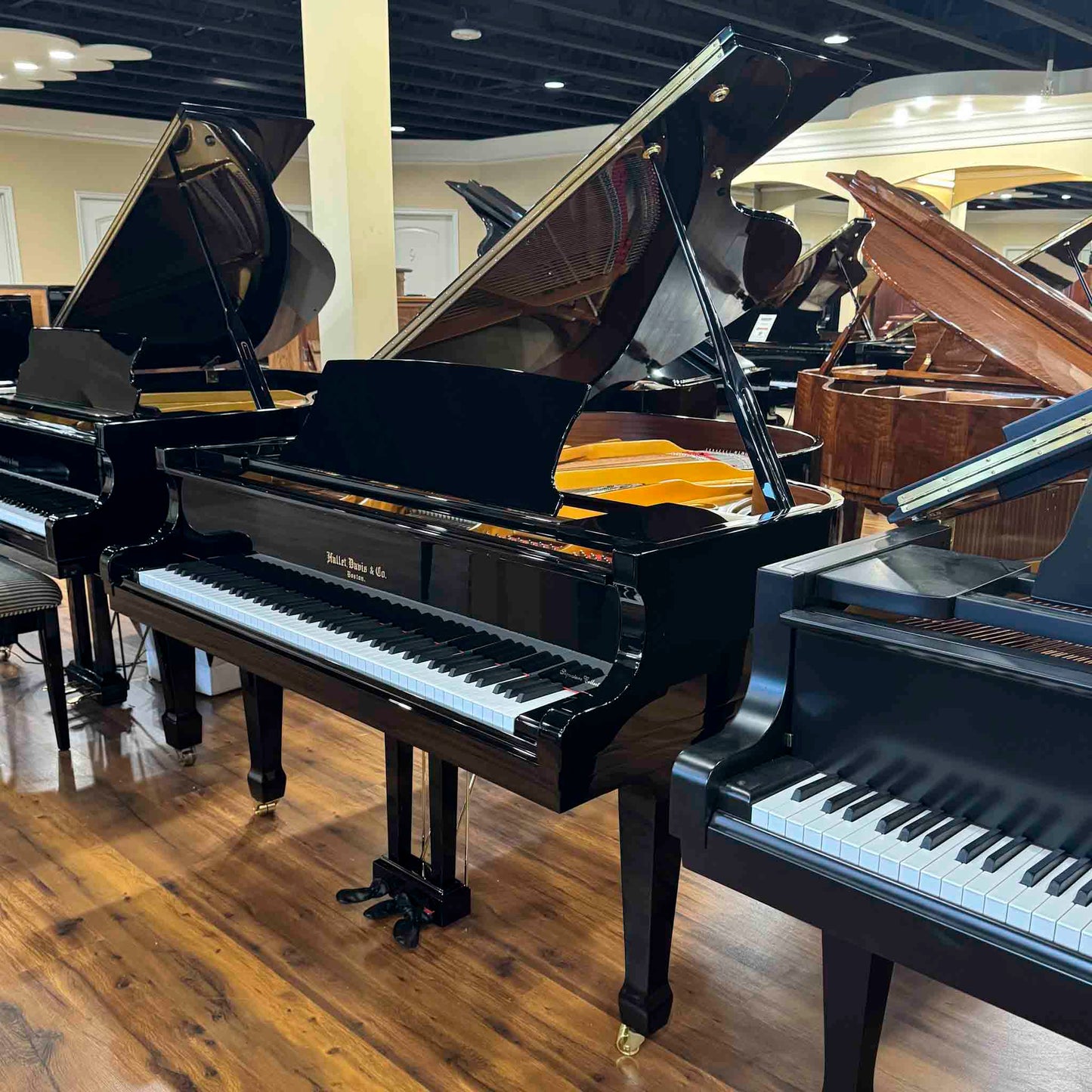 Hallet Davis 170 5'7" Polished Black Grand Piano