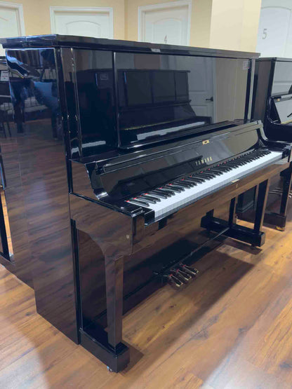 1980 Yamaha YUA 52" Polished Black Upright Piano