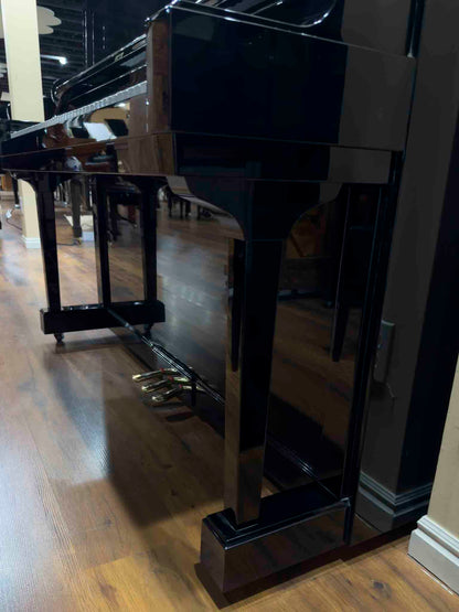 1980 Yamaha YUA 52" Polished Black Upright Piano