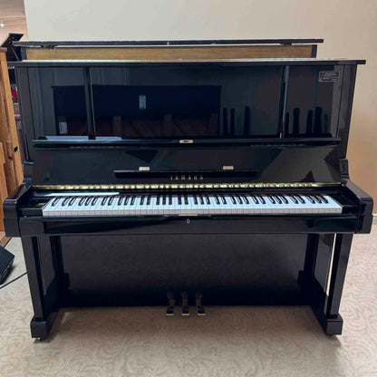 1983 Yamaha YUX 52" Polished Black Upright Piano
