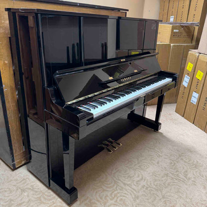 1983 Yamaha YUX 52" Polished Black Upright Piano