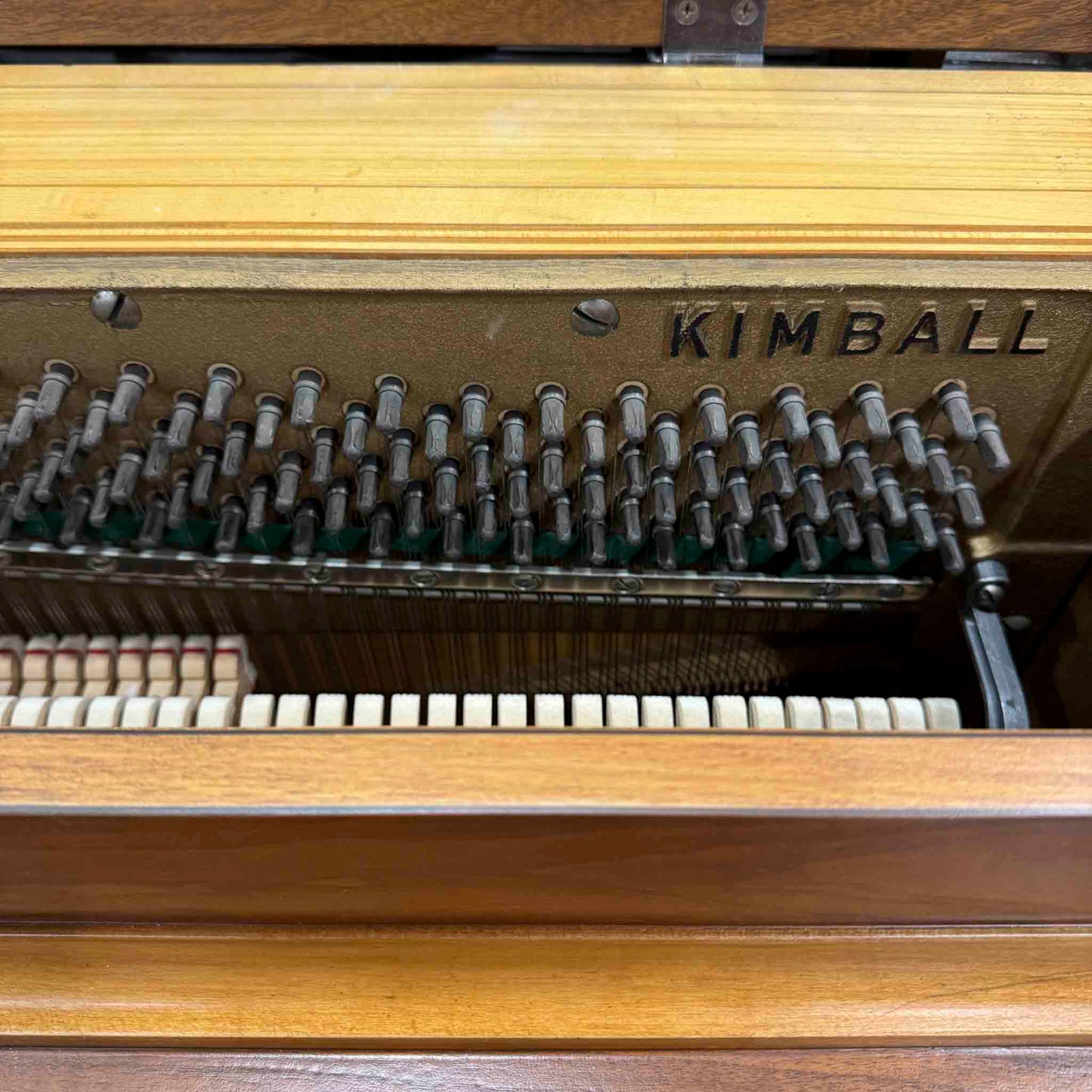 1955 Kimball 39" Wood Finish Upright Piano