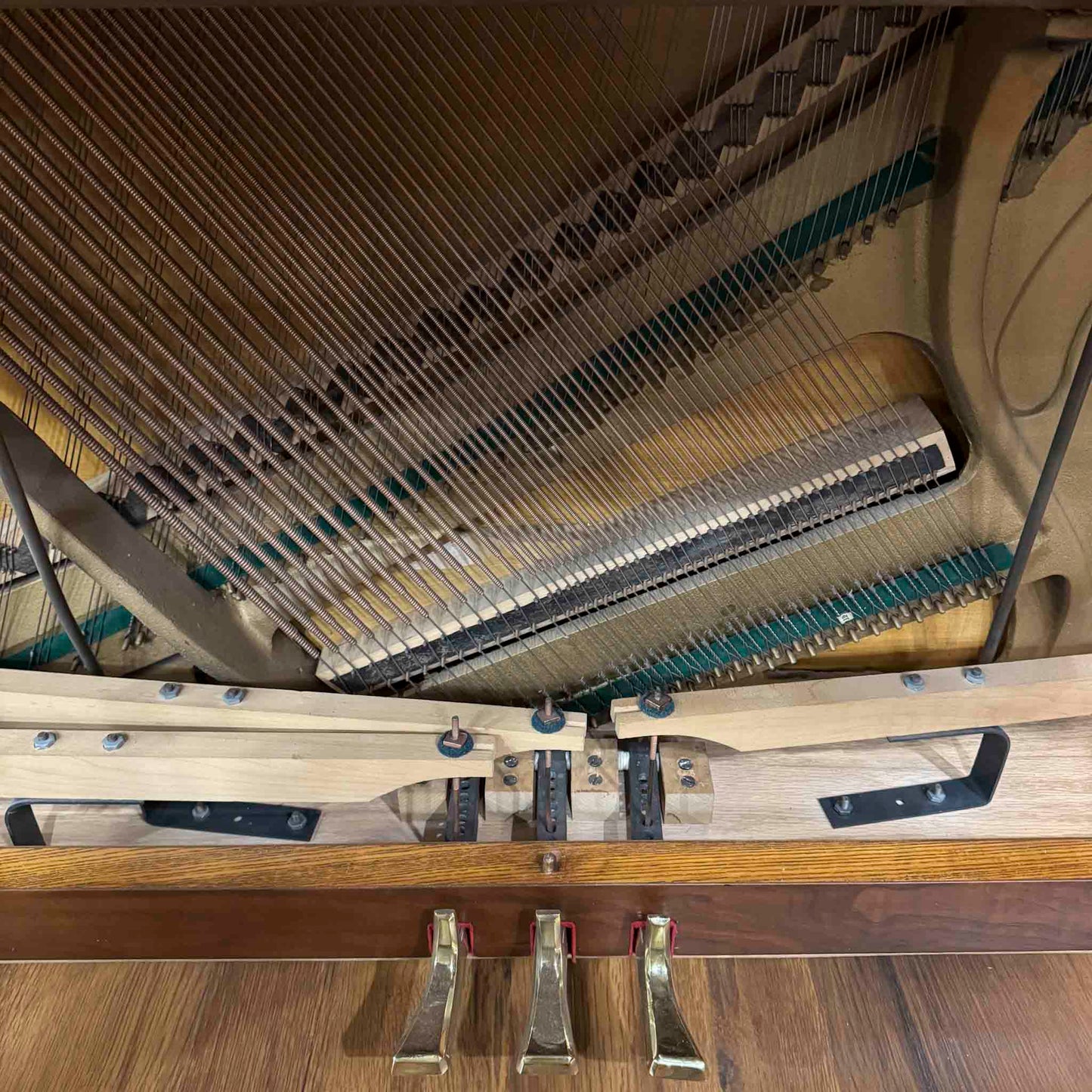 1955 Kimball 39" Wood Finish Upright Piano