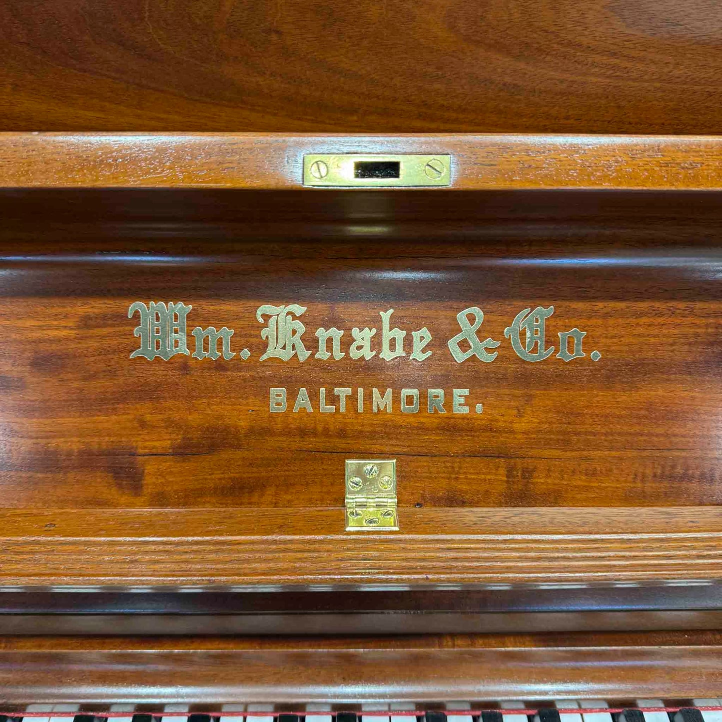 1900 Knabe 54" Wood Finish Upright Piano