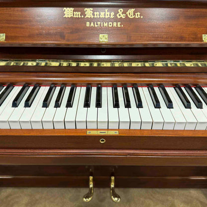 1900 Knabe 54" Wood Finish Upright Piano