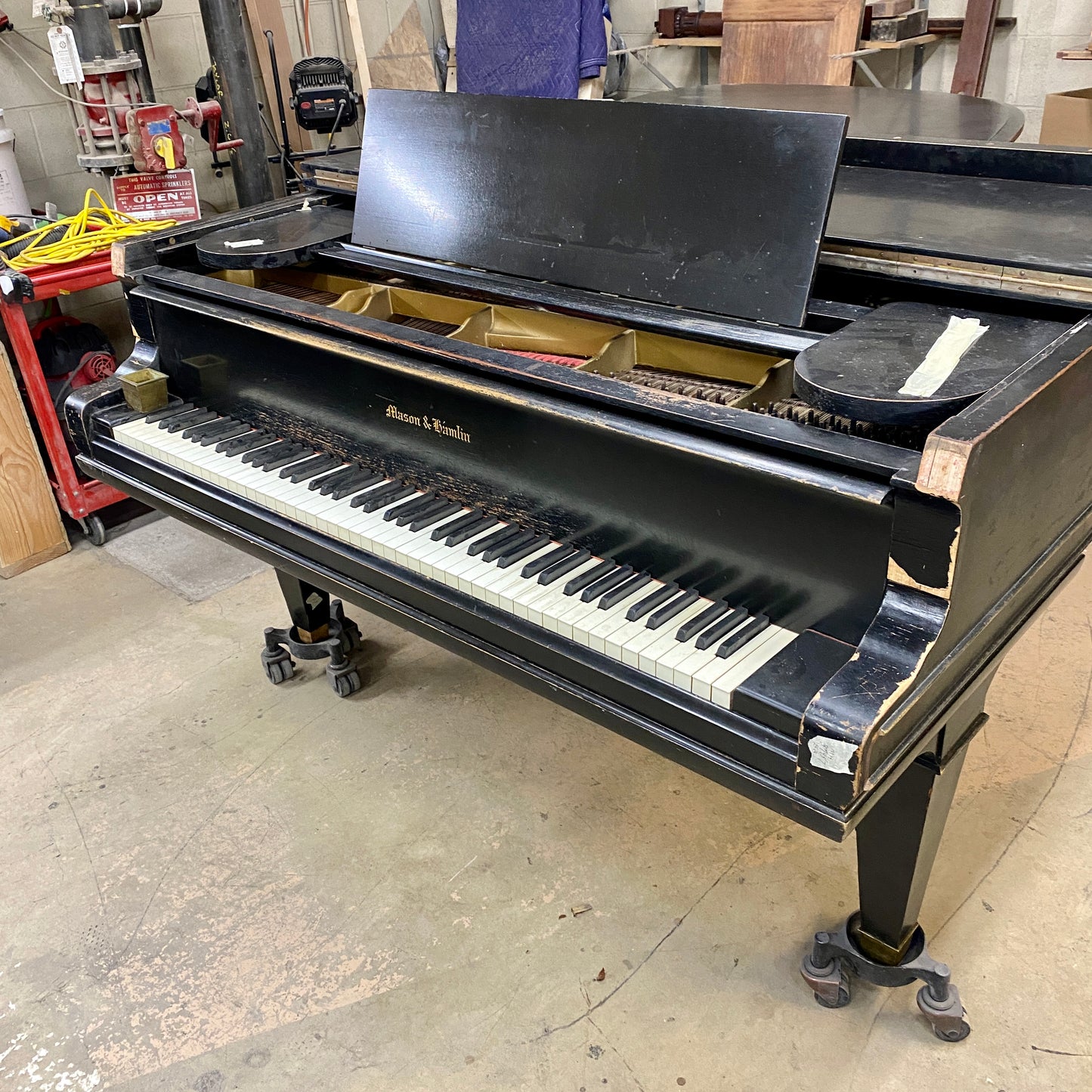 SOLD 1928 Mason & Hamlin BB 6'11" Satin Black Grand Piano