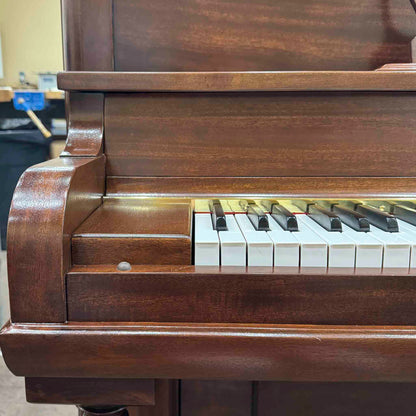 HEIRLOOM RESTORATION 1896 Crown 57" Wood Finish Commissioned Upright Piano