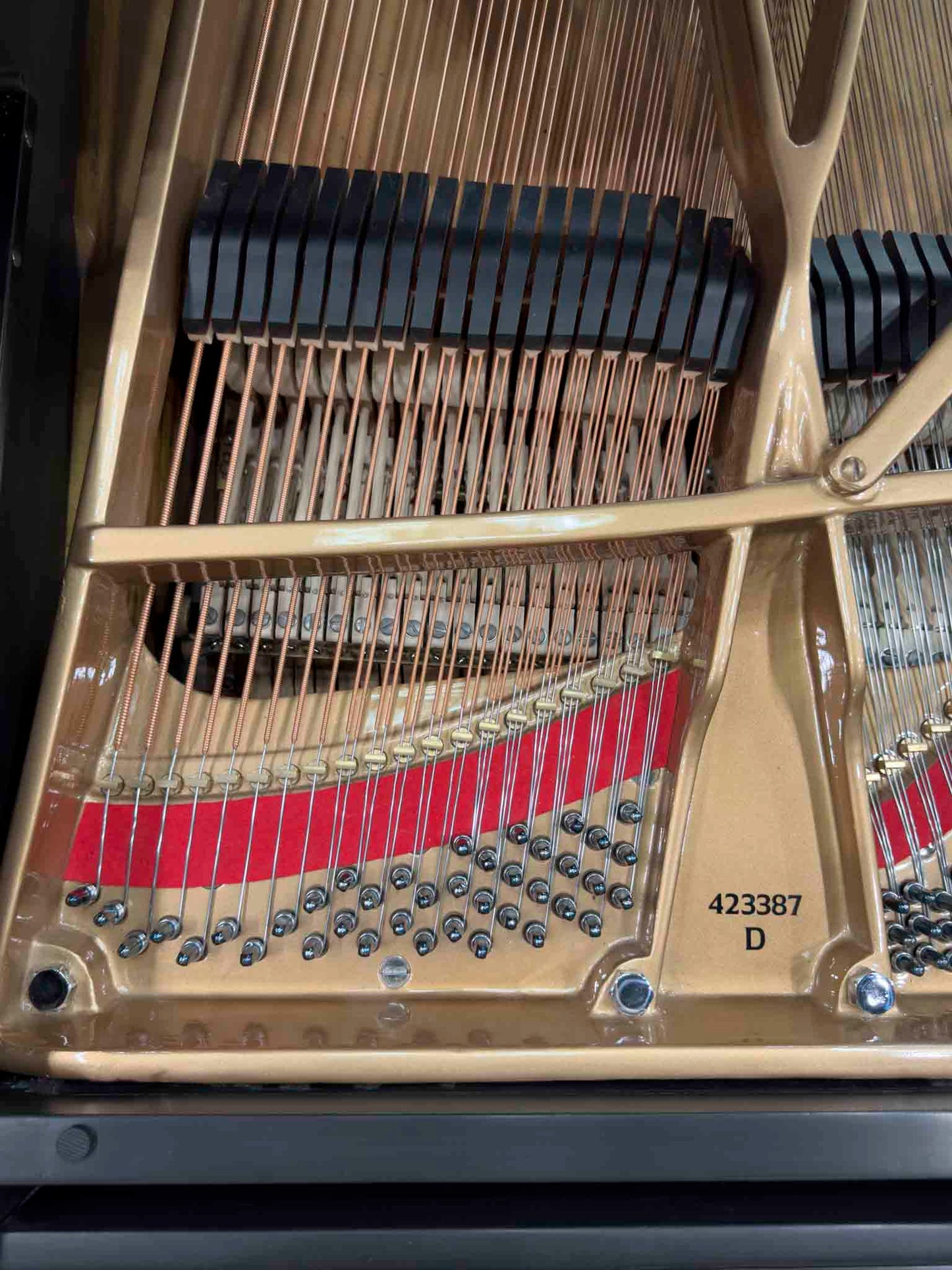 CURRENT SHOP WORK 1971 Steinway D 9' Black Satin Commissioned Concert Grand Piano