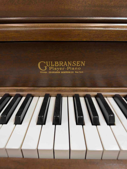 HEIRLOOM RESTORATION 1920 Gulbransen 55" Vintage Player Commissioned Upright Piano
