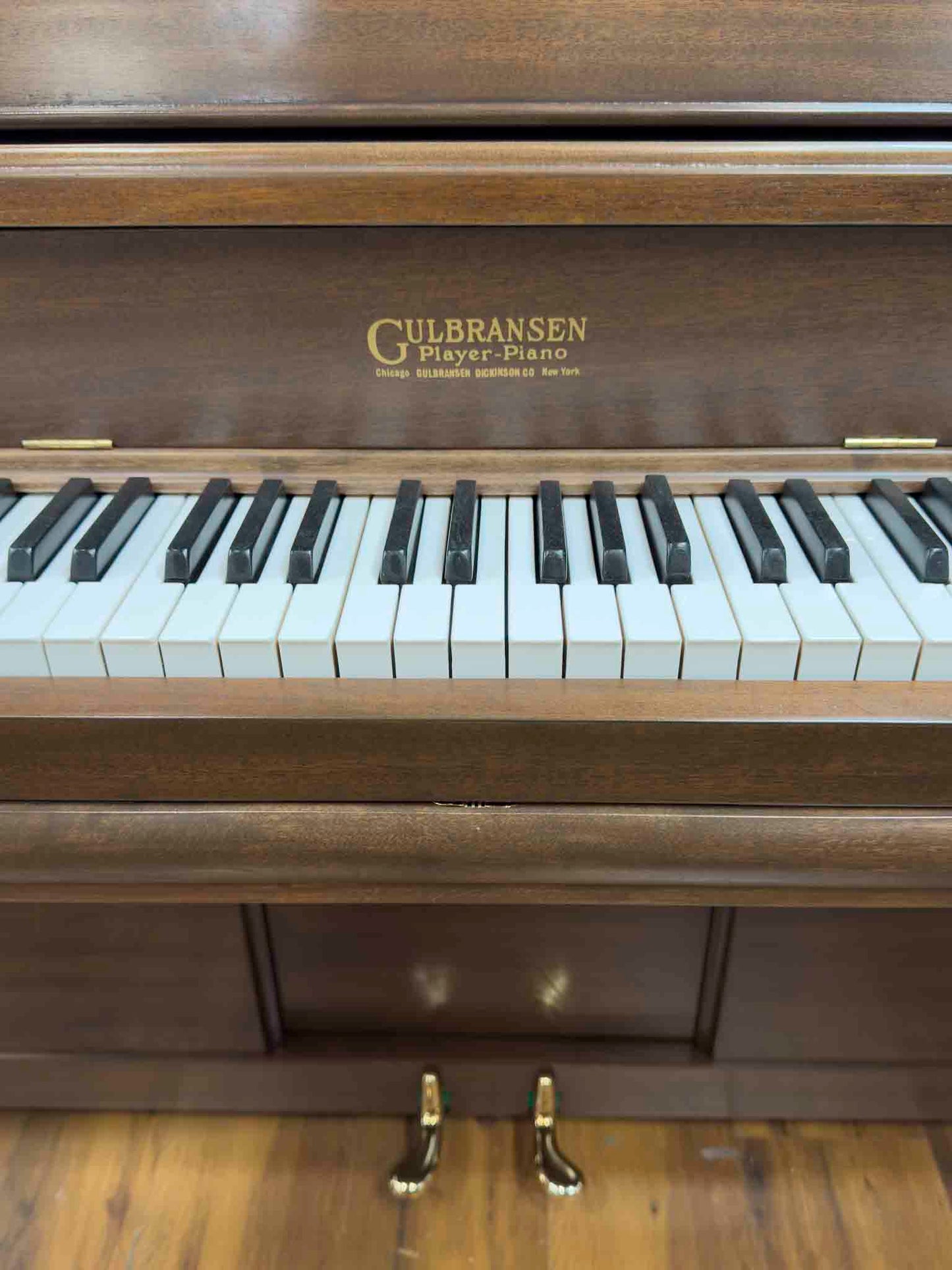 HEIRLOOM RESTORATION 1920 Gulbransen 55" Vintage Player Commissioned Upright Piano