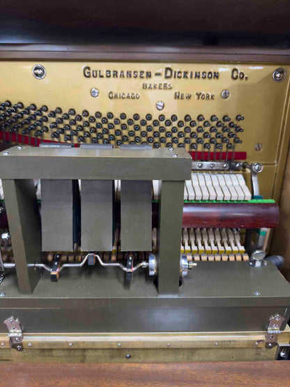 HEIRLOOM RESTORATION 1920 Gulbransen 55" Vintage Player Commissioned Upright Piano
