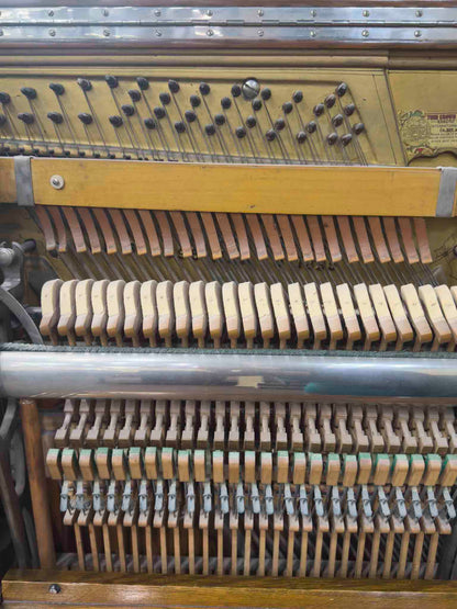 CURRENT SHOP WORK 1907 Crown 58" Wood Finish Commissioned Upright Piano