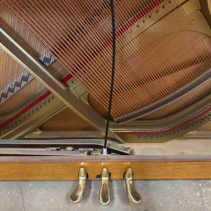 CURRENT SHOP WORK 1963 Kawai 508 Decorator 44" Oak Finish Commissioned Console Piano
