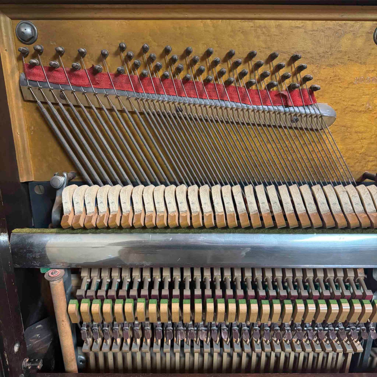 CURRENT SHOP WORK 1904 Clarendon 55" Wood Finish Upright Piano