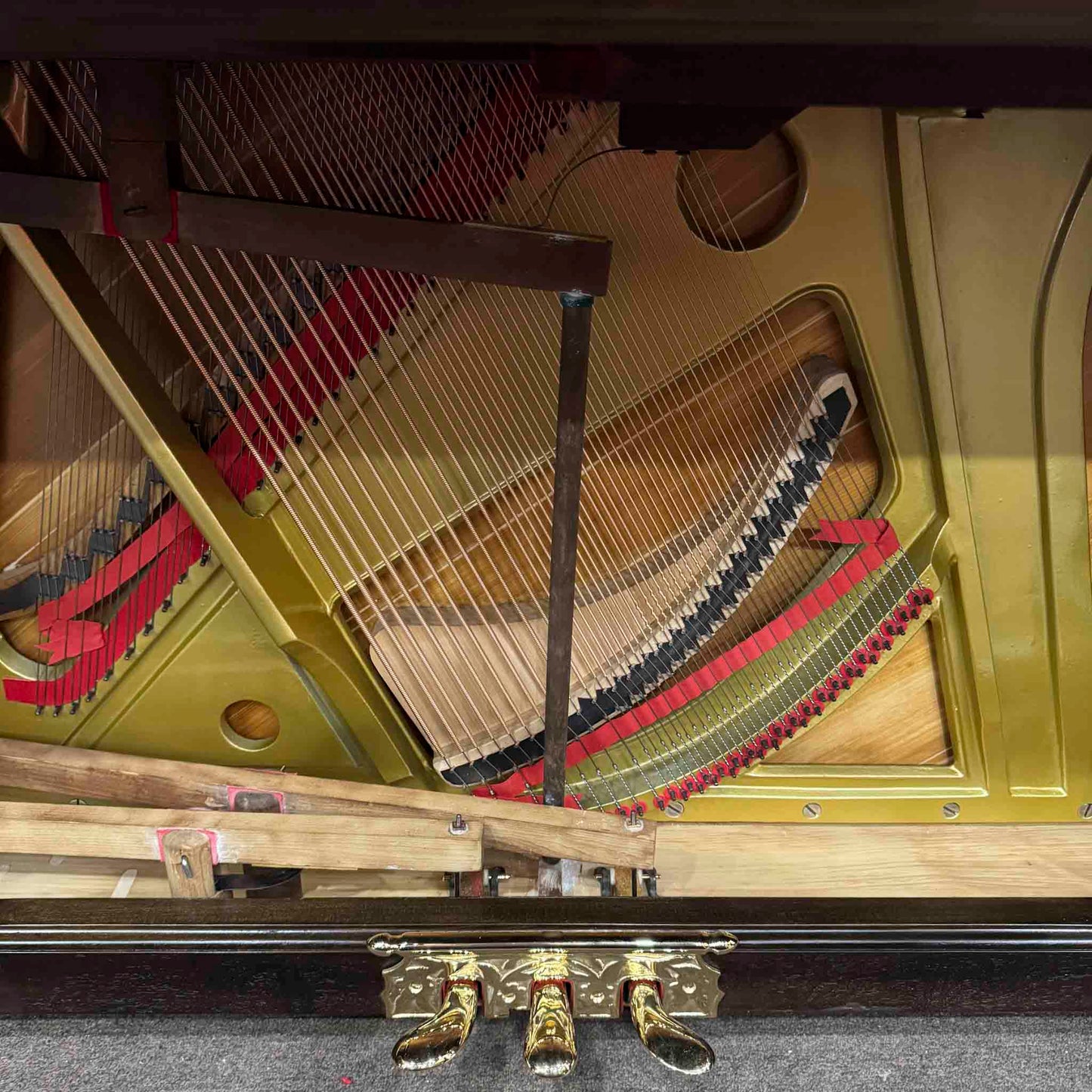 HEIRLOOM RESTORATION 1901 Cunningham 56" Commissioned Upright Piano