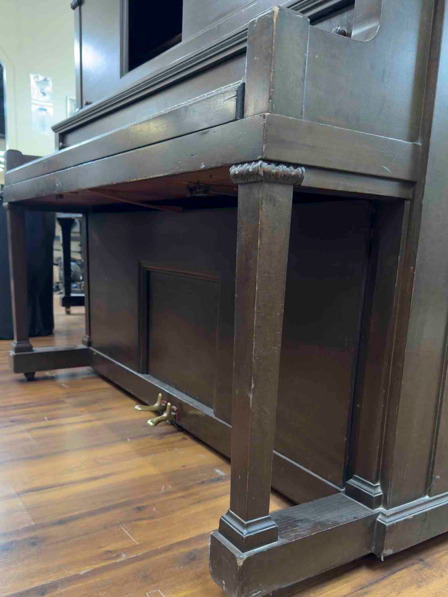 CURRENT SHOP WORK 1915 Emerson 56" Wood Finish Commissioned Upright Piano