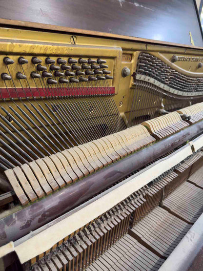 CURRENT SHOP WORK 1915 Emerson 56" Wood Finish Commissioned Upright Piano