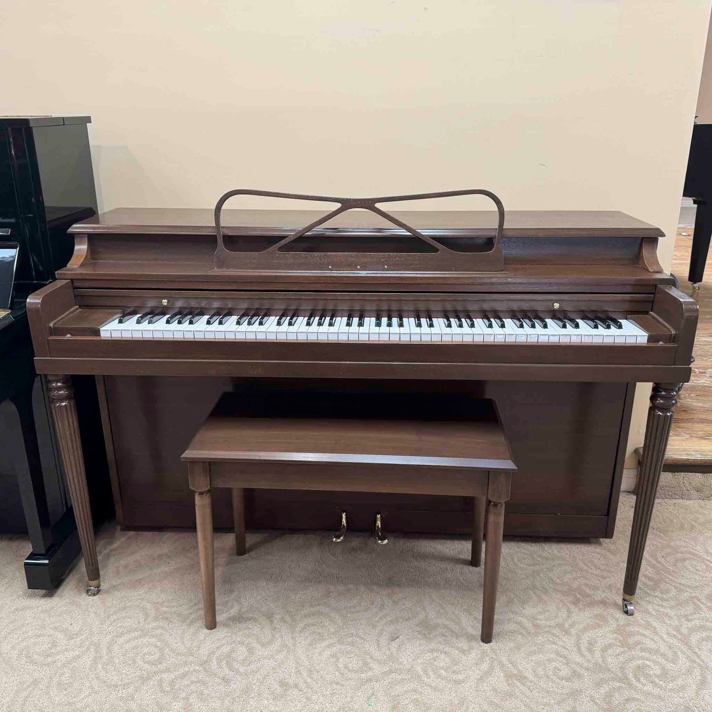 HEIRLOOM RESTORATION 1960 Hallet Davis 36.5" Commissioned Spinet Piano