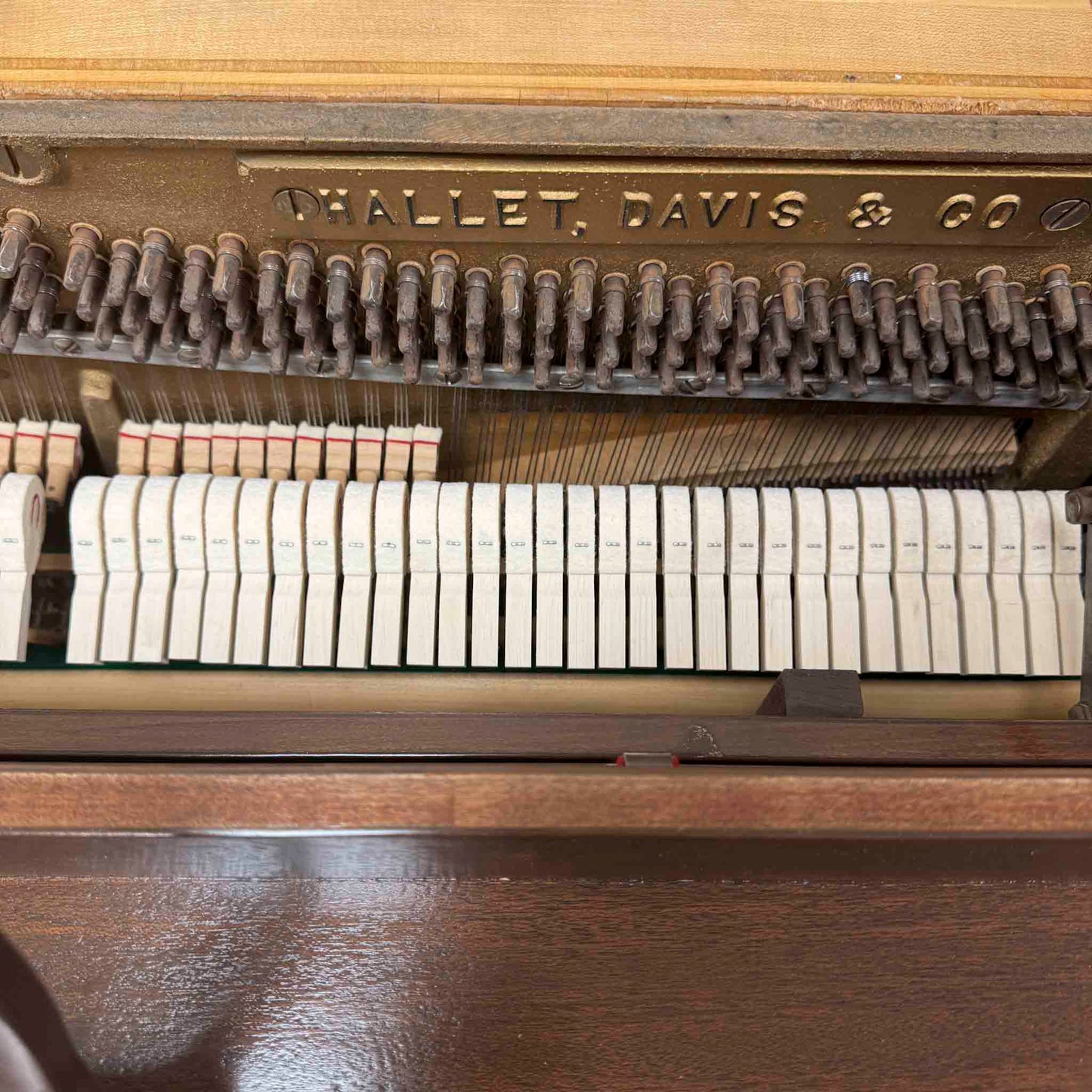HEIRLOOM RESTORATION 1960 Hallet Davis 36.5" Commissioned Spinet Piano