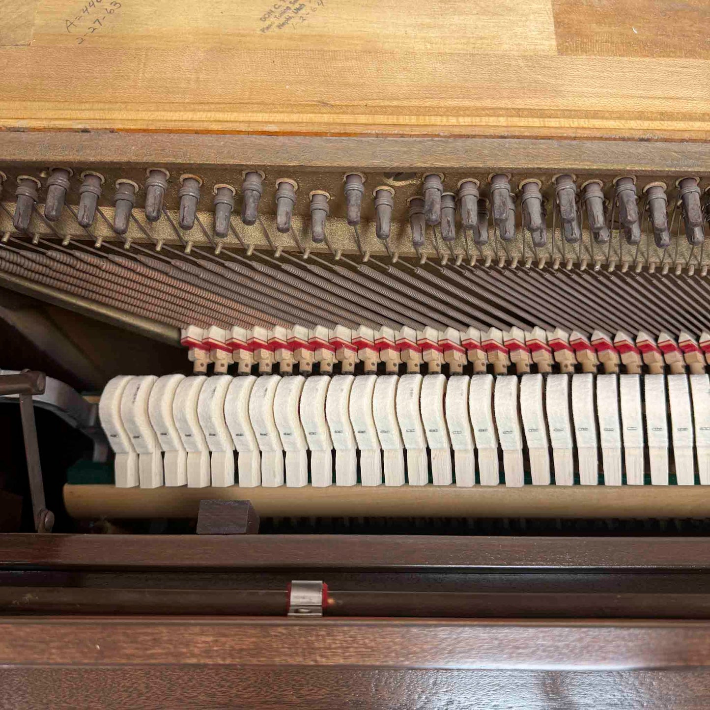 HEIRLOOM RESTORATION 1960 Hallet Davis 36.5" Commissioned Spinet Piano