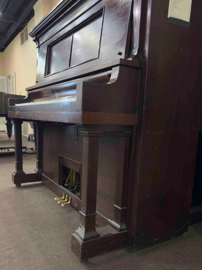 CURRENT SHOP WORK Elite Wood Finish Commissioned Upright Vintage Player Piano