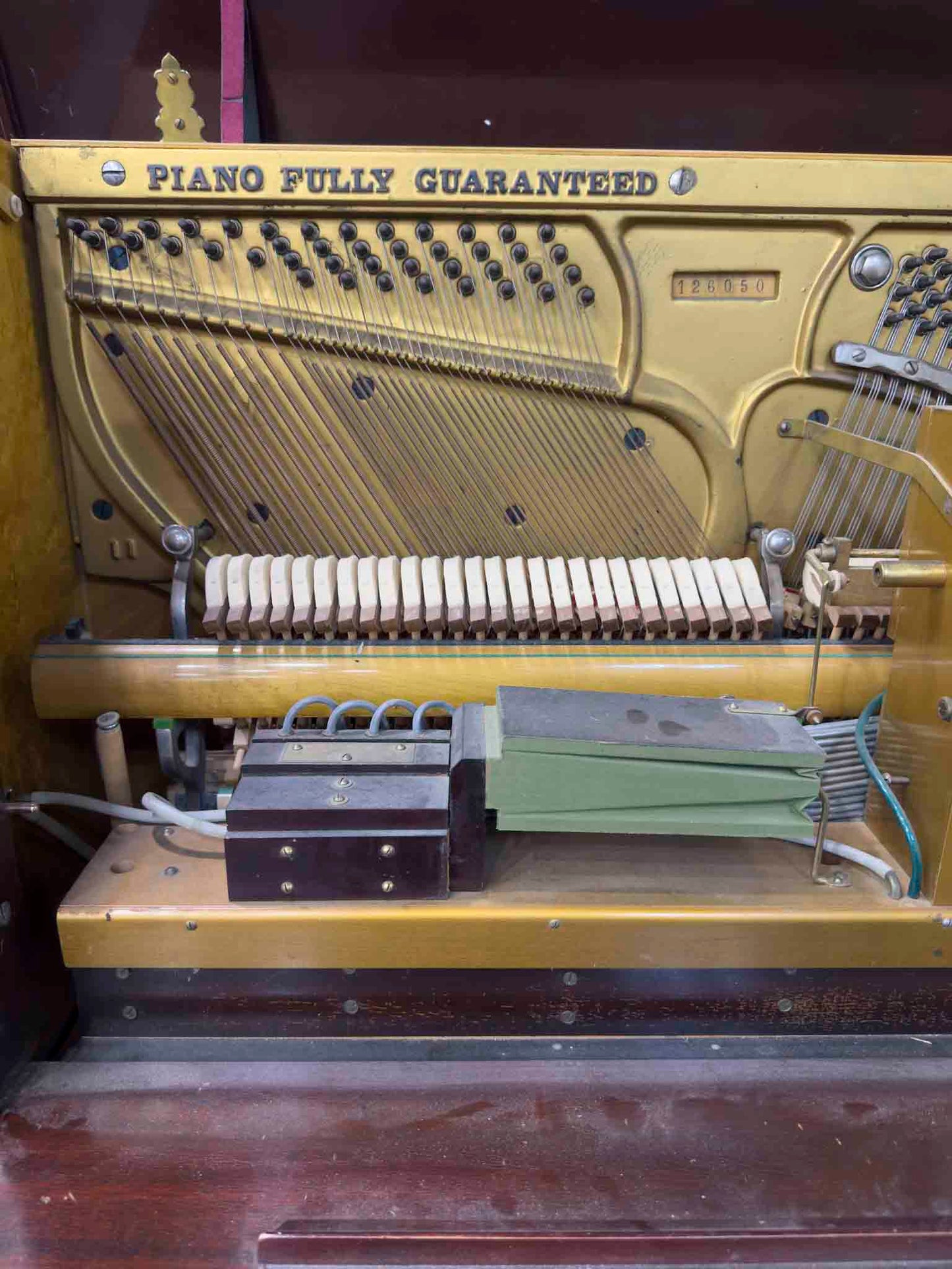 CURRENT SHOP WORK Elite Wood Finish Commissioned Upright Vintage Player Piano