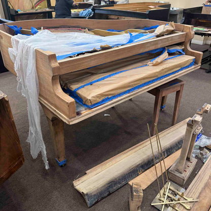 CURRENT SHOP WORK 1930s era Steinway & Sons 4'9" Wood Finish Commissioned Baby Grand