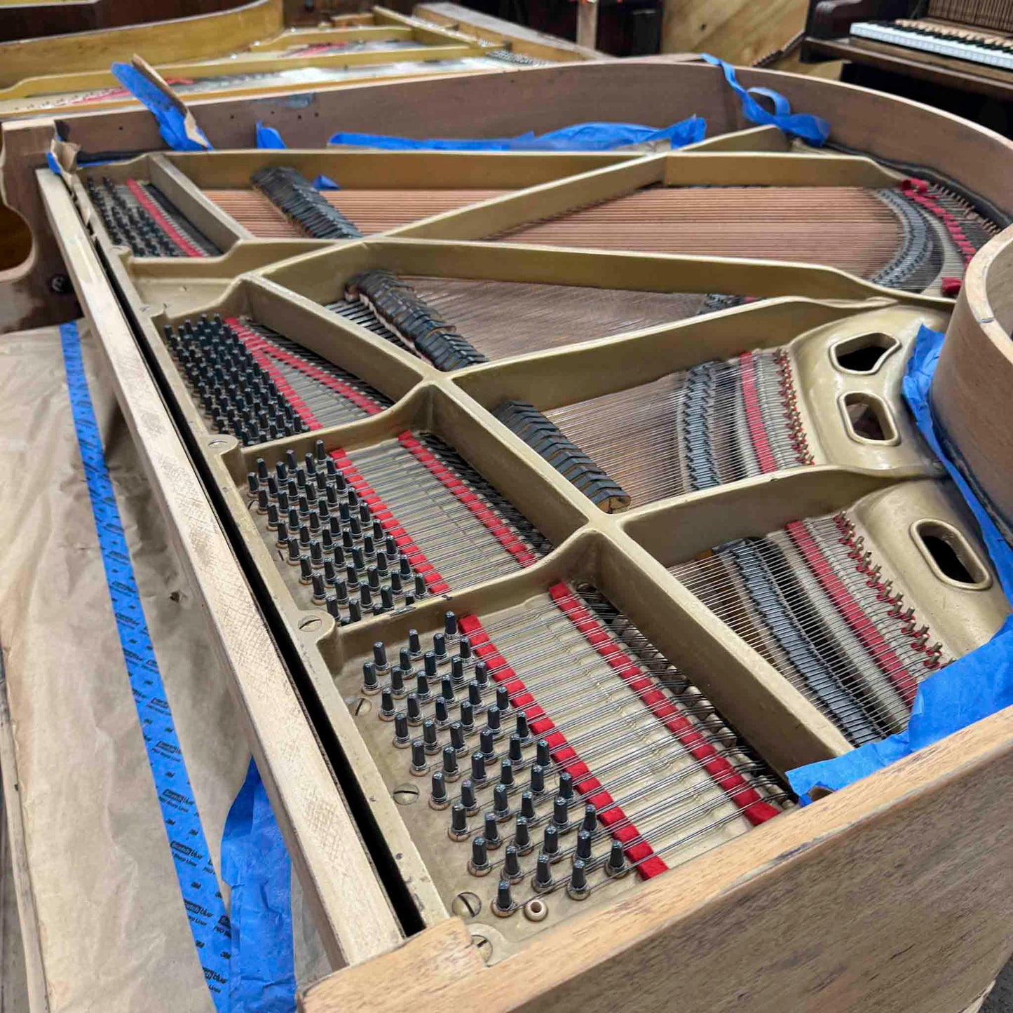 CURRENT SHOP WORK 1930s era Steinway & Sons 4'9" Wood Finish Commissioned Baby Grand