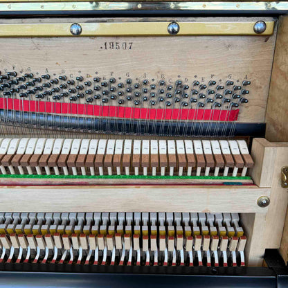 HEIRLOOM RESTORATION 1860's Bernareggi 49" Black Wood Finish Commissioned Upright Piano