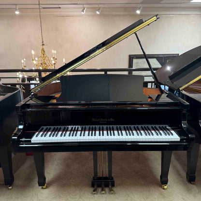 2017 Hallet Davis 148 4'10" Polished Black Baby Grand Piano