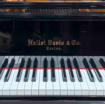 2017 Hallet Davis 148 4'10" Polished Black Baby Grand Piano