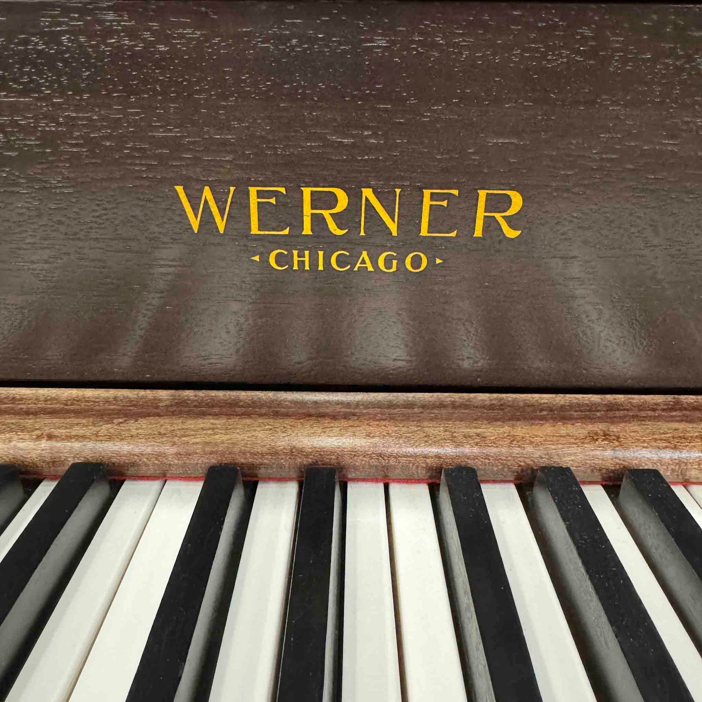 HEIRLOOM RESTORATION 1908 Werner 57" Wood Finish Commissioned Upright Piano