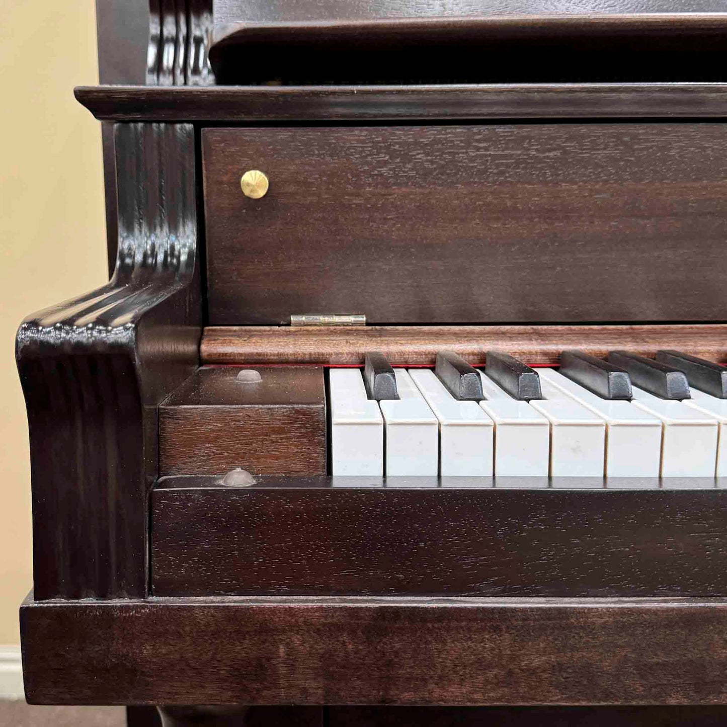 HEIRLOOM RESTORATION 1908 Werner 57" Wood Finish Commissioned Upright Piano