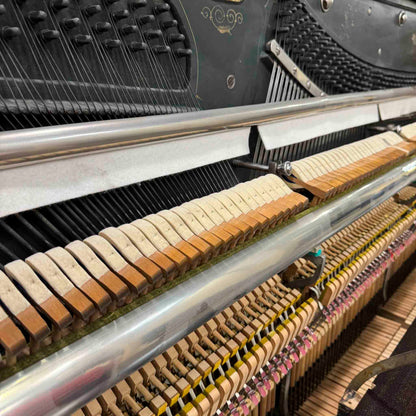 HEIRLOOM RESTORATION 1908 Werner 57" Wood Finish Commissioned Upright Piano