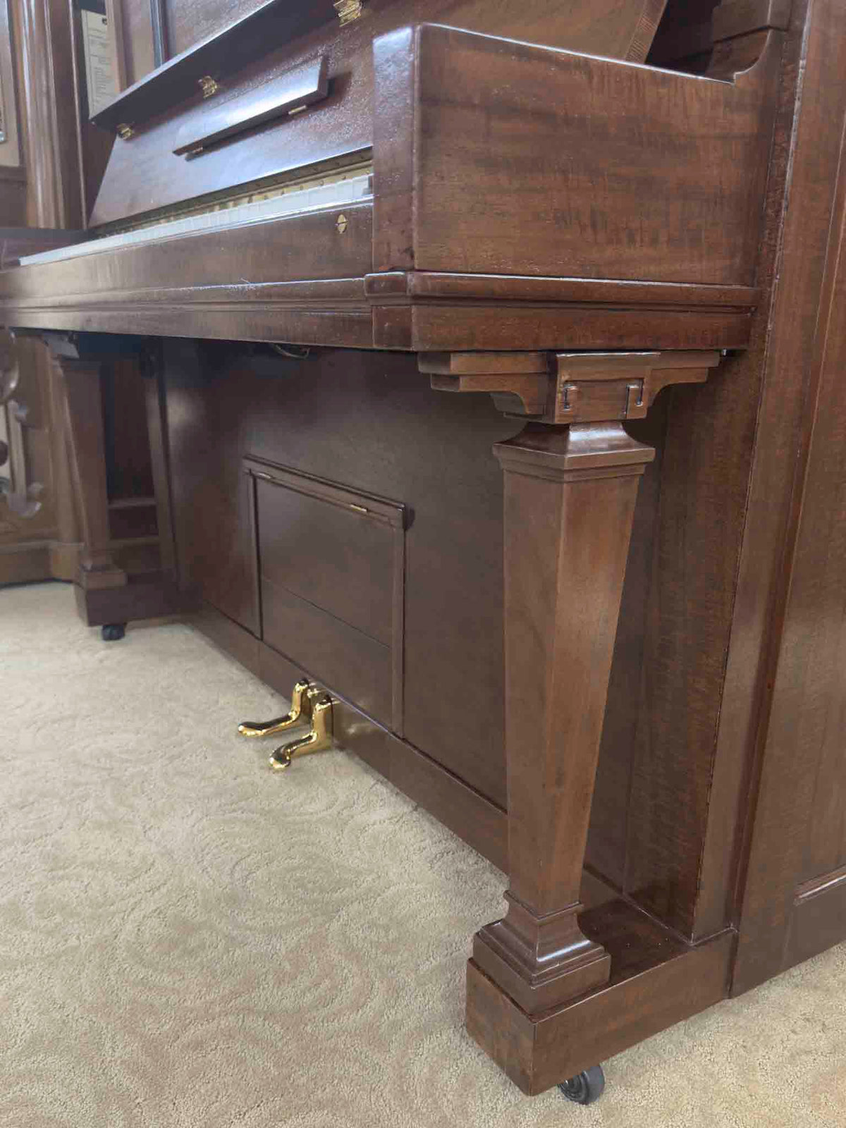 HEIRLOOM RESTORATION 1911 Steinway & Sons 53" Wood Finish Commissioned Upright Piano