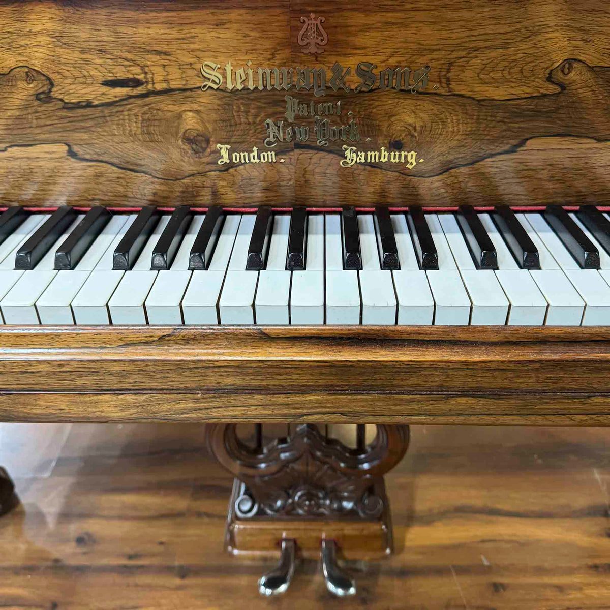 HEIRLOOM RESTORATION 1867 Steinway & Sons 5'10" Wood Finish Commissioned Grand Piano