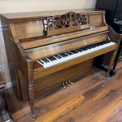 HEIRLOOM RESTORATION 1979 Charles Walter 43" Walnut Finish Commissioned Console Piano