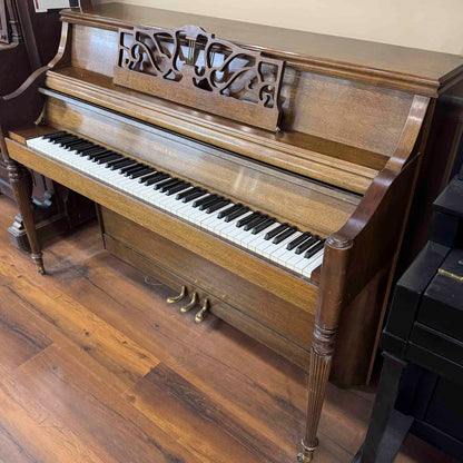 HEIRLOOM RESTORATION 1979 Charles Walter 43" Walnut Finish Commissioned Console Piano