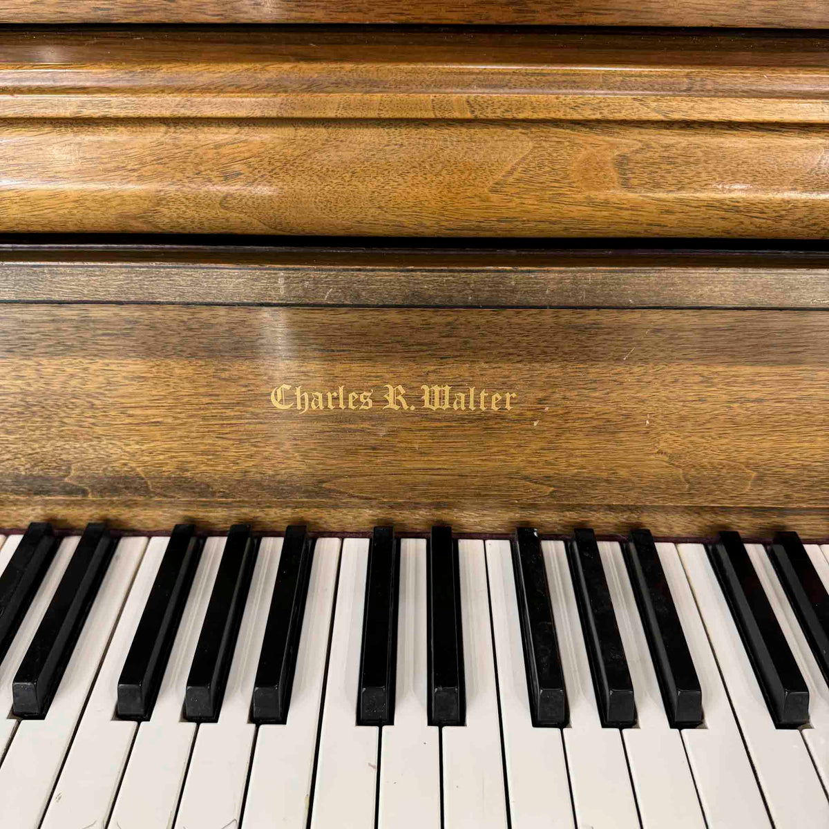HEIRLOOM RESTORATION 1979 Charles Walter 43" Walnut Finish Commissioned Console Piano