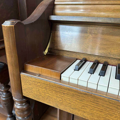 HEIRLOOM RESTORATION 1979 Charles Walter 43" Walnut Finish Commissioned Console Piano