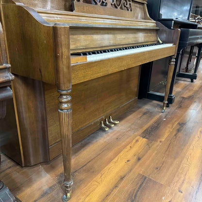 HEIRLOOM RESTORATION 1979 Charles Walter 43" Walnut Finish Commissioned Console Piano