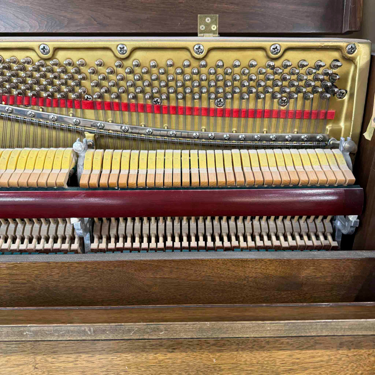 HEIRLOOM RESTORATION 1979 Charles Walter 43" Walnut Finish Commissioned Console Piano