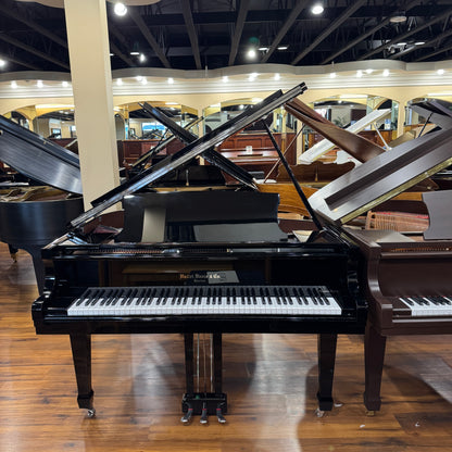 SOLD Hallet Davis 148 4'10" Nickel Trim Baby Grand Piano