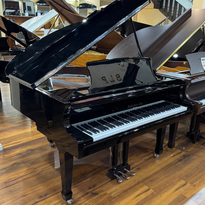 SOLD Hallet Davis 148 4'10" Nickel Trim Baby Grand Piano