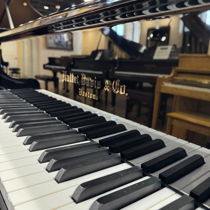 SOLD Hallet Davis 148 4'10" Nickel Trim Baby Grand Piano