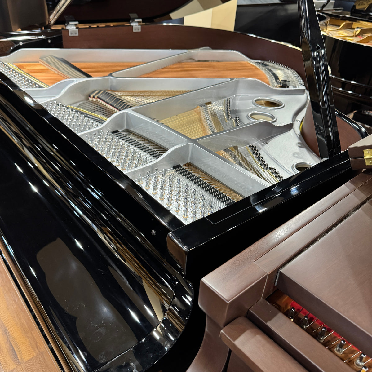 SOLD Hallet Davis 148 4'10" Nickel Trim Baby Grand Piano