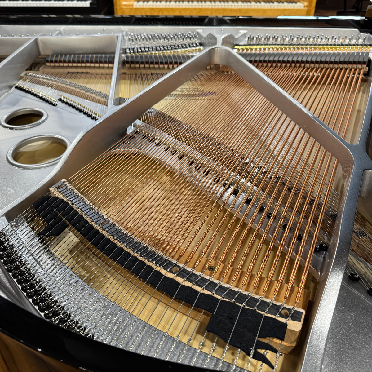 SOLD Hallet Davis 148 4'10" Nickel Trim Baby Grand Piano